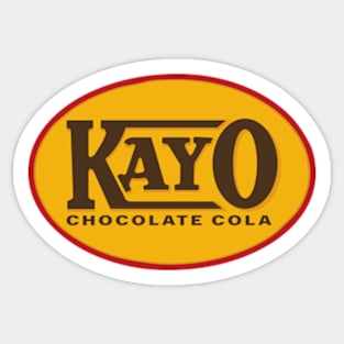 Kayo Chocolate Soda Sticker